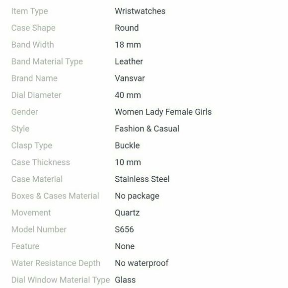 BEAUTIFUL CASUAL WATCH BRACELET - Picture 2 of 4